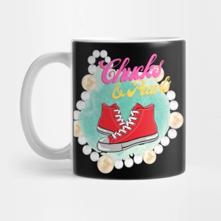 Converse and pearls SNEAKERS, Chucks and pearls Mug